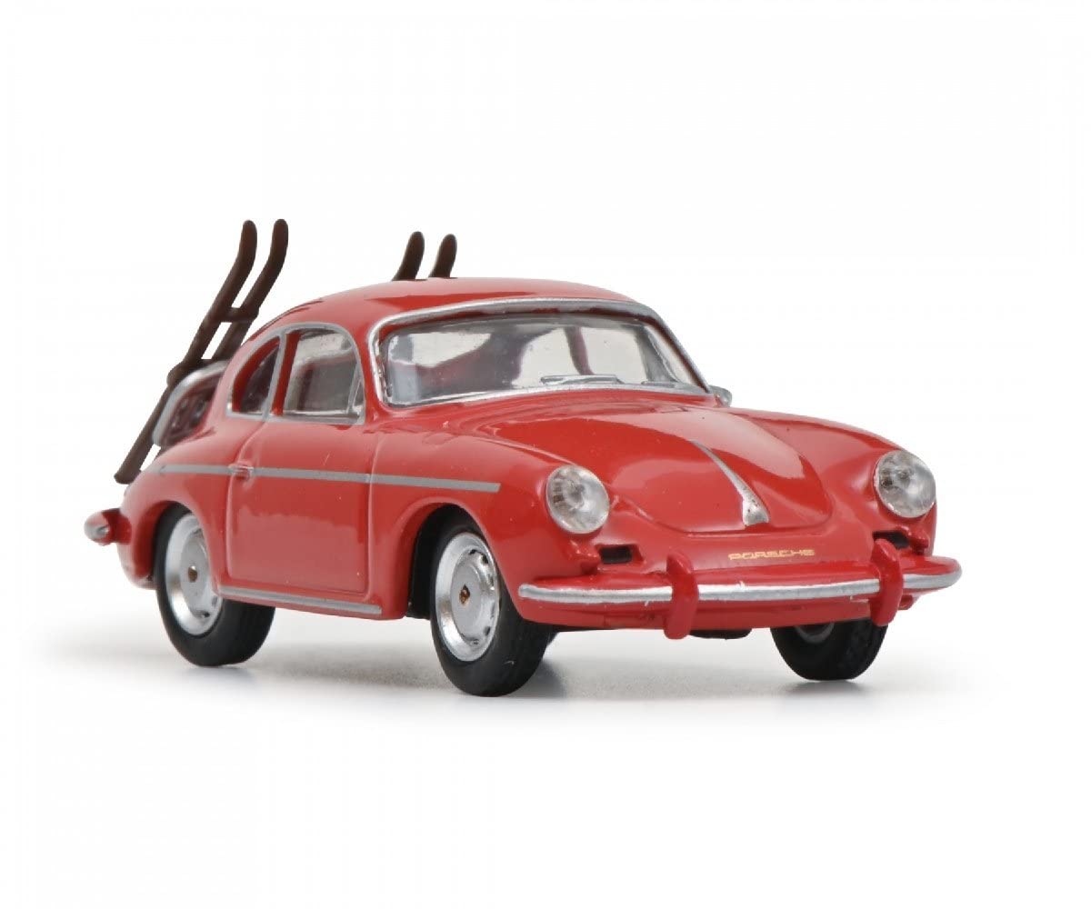 ミニカー Schuco Porshe356A Cabriolet 1/18 Schuco Porsche 356 A, Carrera Cabriolet, Model Car, 1:18, Red